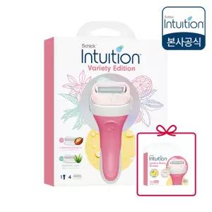 [리필3입 한정 증정] 쉬크 인튜이션 여성 제모기 레몬베리 (핑크팩) 1개입, 4입