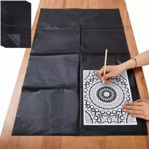 20.3 x 36 인치 흑연 전사지 추적용 다이니피 5 장 대형 탄소 종이 나무 캔버스 목공 패턴 직물 스케치