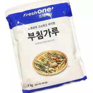 프레시원 부침가루 1kg 전부침가루 업소용부침가루 야채전믹스