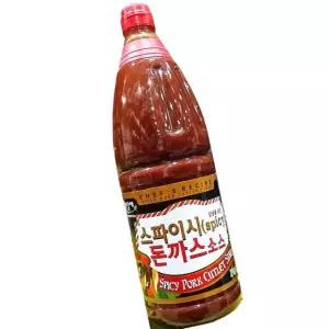 미담채 스파이시 돈까스 소스 2Kg 업소용 대용량 냉동