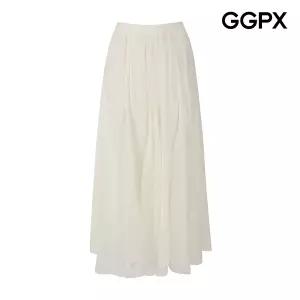 GGPX 펀칭 레이스 볼륨 쉬폰 스커트 GQ4SK027F 1268803