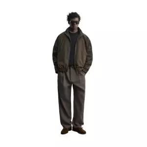 ZARA 자라 릴랙스 핏 봄버 재킷 - 초콜렛 3948793