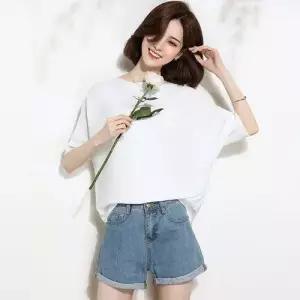 록쉬블몰 여사친 블라우스 루즈핏 빅사이즈 쿨링 하복 겉옷 보트넥 가오리핏 롱루즈핏티 니트티셔츠 HO1