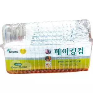 일성 베이킹 컵 40파이 200입 제빵 머핀 업소용