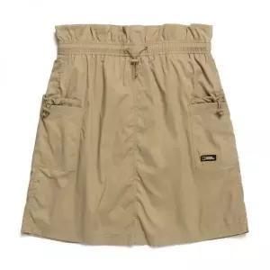 매장정품 NATIONALGEOGRAPHIC N241WSK040 여성 팀버 숏기장 카고 스커트 CAMEL N241WSK040073 290384