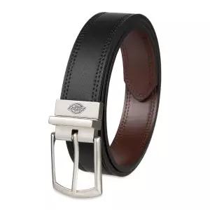 Dickies 남성용 양면 벨트, 블랙/브라운.