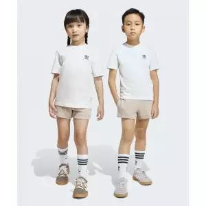 매장정품 ADIDAS 아디다스 KIDS 키즈 쇼츠 및 티 세트 - 카키 KE2342 1549719