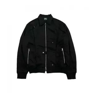 THE COLDEST MOMENT TCM front facing bomber (black) 231023 393337