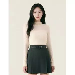 ROEM 레이스 시스루 티셔츠_RMLWG23R12 180772
