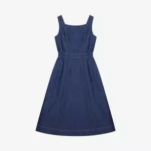 슬리브리스 스퀘어넥 데님원피스 OKD1567MS 추천 씨