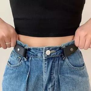 데일리 허리 조절 벨트 심플 밴딩 허리 벨트 패션 가죽