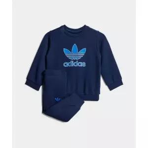 매장정품 ADIDAS 아디다스 KIDS 트레포일 크루 세트 인펀트 - 네이비 JY0138 1550618
