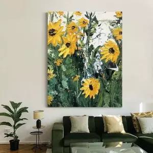 그림액자 입체 A 해바라기 인테리어 캔버스 80c 120cm A