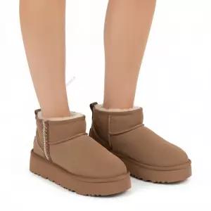 OZ 어그 WEAR 어덜트 시드니 플랫폼 울트라 미니부츠 브라운 194036