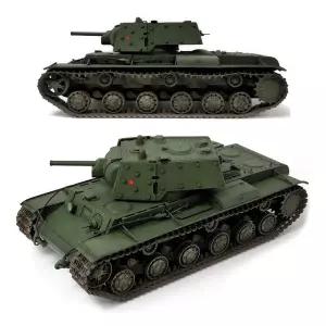 소비에트 연방 KV-1s 에크라나미 13549프라모델 디자인 모형 에크라 조립 취미 밀리터리