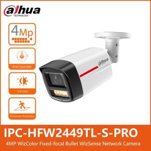 Dahua IPC-HFW2449TL-S-PRO HFW2849TL-S-PRO 4/8MP WizColor 풀 컬러 총알 WizSense 네트워크 보안 카메라