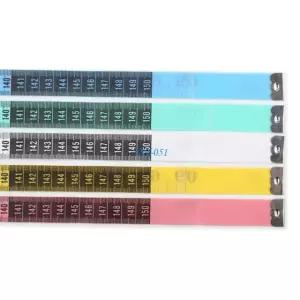 E15A 영구 150cm PVC 유리 섬유 재봉사 측정 테이프 봉제 공예 신체 측정을위한 Yellow 중국