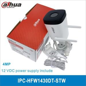 Dahua IPC-HFW1430DT-STW 4 MP IR 고정 초점 WiFi Bullet 네트워크 카메라 내장 마이크  스피커