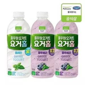 [풀무원다논] 요거홈 플레인X1개+블루베리X2개 (1000ml)24620578673610