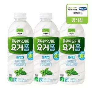 [풀무원다논] 요거홈 플레인 1000mlX3개24620581673610