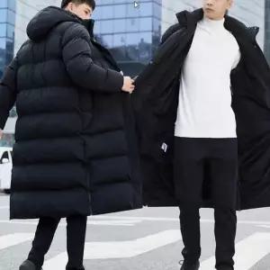 [리더스] 남성 겨울 베이직 롱패딩 후드 탈부착 (11483101A)