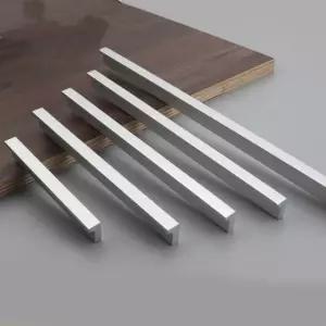 실버 서랍 손잡이 알루미늄 합금 캐비닛 찬장 옷장 가구 하드웨어 부품 64mm