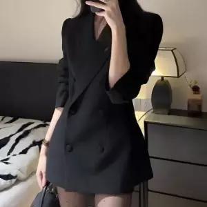 슬림라인 더블버튼 미니자켓 뜨루랑더블자켓