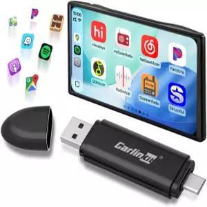 OEM 유선 카플레이 플러그 앤 플레이/자동 연결/USB-A 및 타입-C 듀얼 포트 자동차용 카링크트 미니 SE