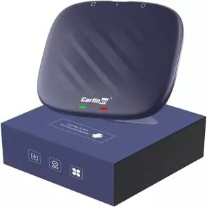 CarlinKit 8+128G - 무선 CarPlay Android 오토 어댑터 자동차 유선 AI Box 8코어 불릿인 GPS 울트라 씬