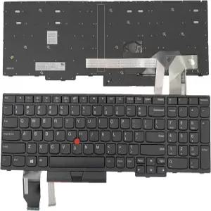 레노버 씽크패드 E580 E590 T590 L580 L590 Moon2020용 노트북 교체용 미국 레이아웃 키보드 IBM P72 P53