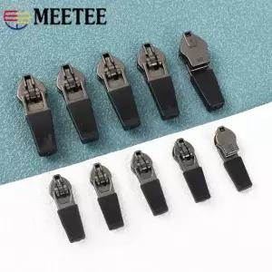 10 20 30 50PCS 미터 지퍼 풀러 방수 슬라이더 나일론 리버스 코트 Bla 10Pcs No3