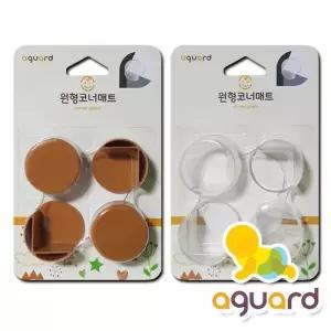 아가드 원형 코너보호대 안전모서리매트 4입 (15771663A)
