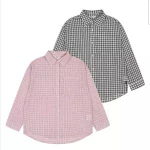 소이 HC04 주니어 여름 루즈핏 체크셔츠 여름 루즈핏 체크셔츠 26m5381