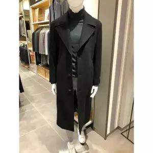 킨록바이킨록앤더슨 [킨록] F/W 블랙 이중지 캐시미어 롱코트