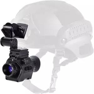 NVG 3rd 2K 해상도 2688x520 헬멧 장착 적외선 단안 4X 디지털 시각 거리 300m 20mm 초점 야외 사냥용