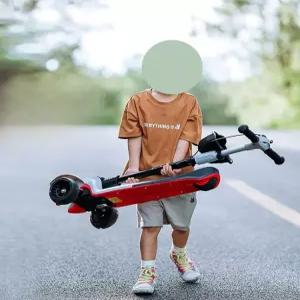 접이식 세발 킥보드 청소년 프린세스 보드 중학생 블루 등교 휴대용