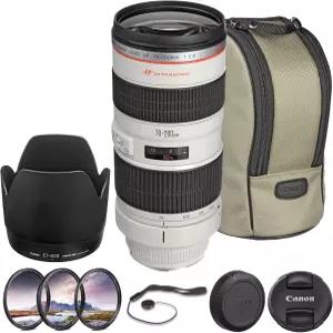EF 70200mm f/28L USM 번들 프로페셔널 L 시리즈 망원 일정한 f/28 조리개 및 빠른 링 타입 AF 스포츠 에