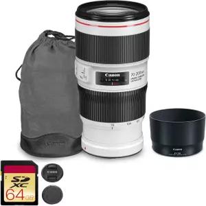 EF 70200mm f/4L는 II USM 이미지 안정화 빠른 자동 초점 및 컴팩트 디자인을 갖춘 L 시리즈 망원 스포츠