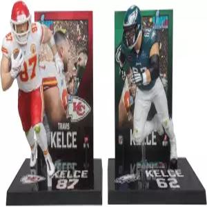 맥팔레인 트래비스 켈체/제이슨 켈체(치프스/이글스) NFL 7인치 피규어 2팩