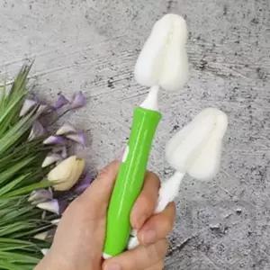 위플레이스 젖꼭지 세척솔 세트 젖꼭지브러쉬 손잡이솔