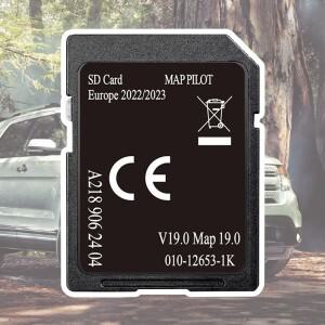 2025 최신 A218 V20 V19MAP 업데이트 GPS 위성 네비게이션 카드 메모리 A2189062704 Map20 SD 유럽 벤츠 호