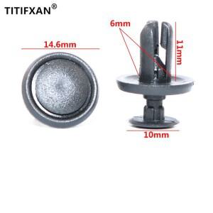 Mitsubishi Lioncel MIVEC V3 Outlander Lancer 용 50PCS 자동차  리프 보드 라이닝 걸쇠 플라스틱 패스너