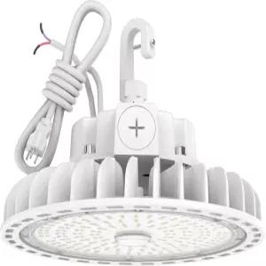 하이퍼라이트 UFO LED 하이베이 00W 4000LM 5000K 로우베이 0V 플러그 걸이식 안전 로프 UL 창고 워크숍용