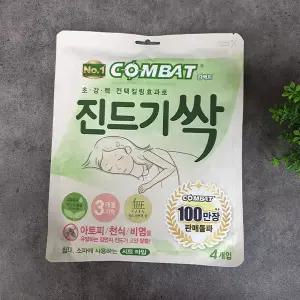 위플레이스 컴배트 진드기싹 시트 4개입