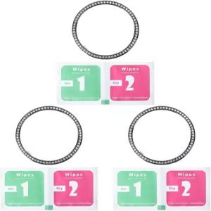 시계 42mm 스마트 워치 스크래치 보호기 충돌 커버 금속 액세서리용 아티베터 3Pcs 합금 베젤 링
