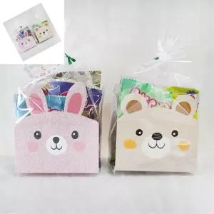 구 곰 토끼받침2세트 선물포장세트 간식구디백 유치원구디백