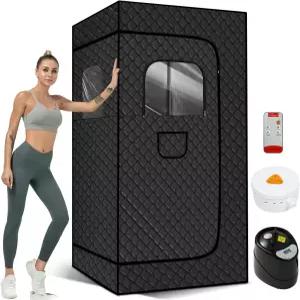 가정용 자이케어 휴대용 스팀 사우나 3L 1200W 스팀기 포함 전신 박스 홈 스파의 개인 텐트 헬스장