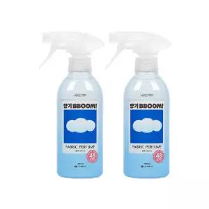 샤프란케어 섬유탈취제 향기뿜 코튼향 400ML 2개