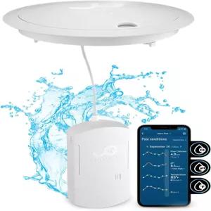 워터구루 센스 S2 스마트 풀 모니터 - 염소 pH CYA 및 알칼리도를 위한 디지털 앤 스파 테스터 Wi-Fi