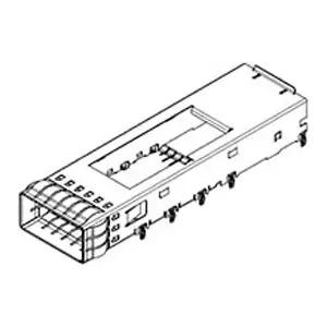 Molex/Waldom 72604200 방열판용 TPath 케 스프링 핑거 상단 열기 라이트파이프 없음 (20개 품목/초)